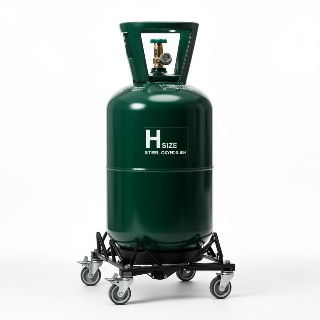 H-Tank Stand with Casters — Oxygen Tanks & Cylinders